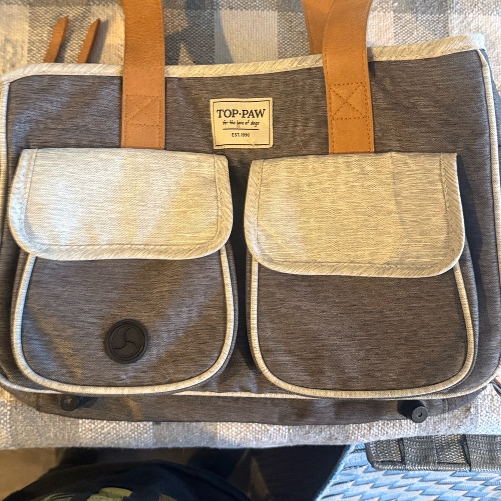 Top Paw Gray and Tan Cat Carrier